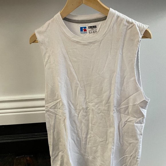 Russell Athletic Sleeveless Tee - White - Picture 3 of 3